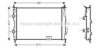 AVA QUALITY COOLING DN2280 Radiator, engine cooling